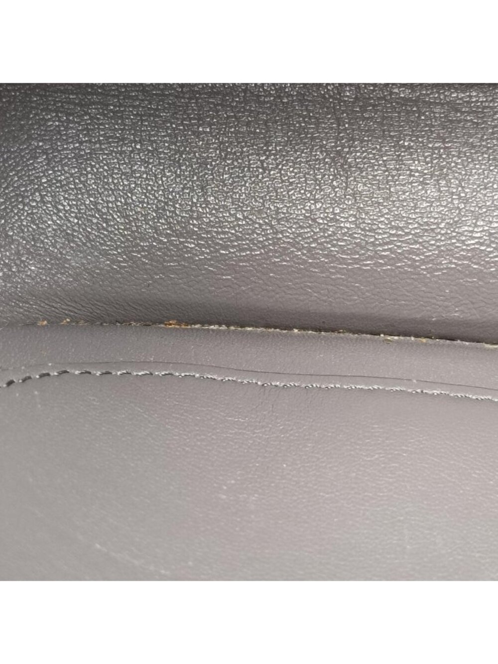 ★SOLD★ Celine Trotter Compact Gray Leather Messenger Bag - Picture 14 of 15